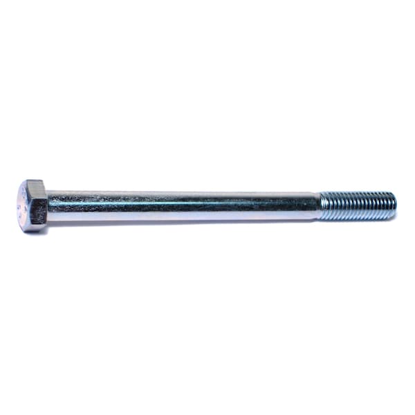 Midwest Fastener Grade 2, 1/2"-13 Hex Head Cap Screw, Zinc Plated Steel, 6-1/2 in L, 25 PK 00114 - main
